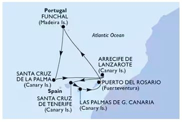 Msc Opera - Crociera Canarie e Madeira Crociere